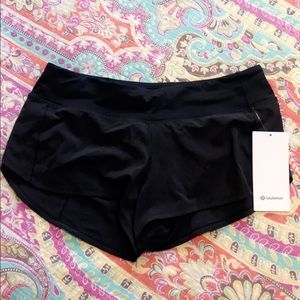 Lululemon size 8 speed up shorts